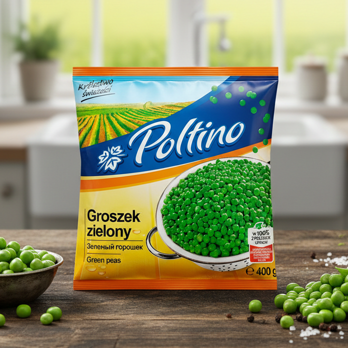 «Poltino» Горошек зеленый 12*400г