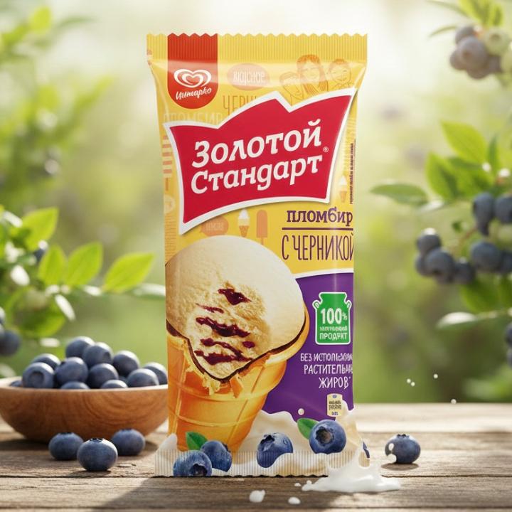 U3 Золотой Стандарт в/ст 100% Натуральный Черника 80г