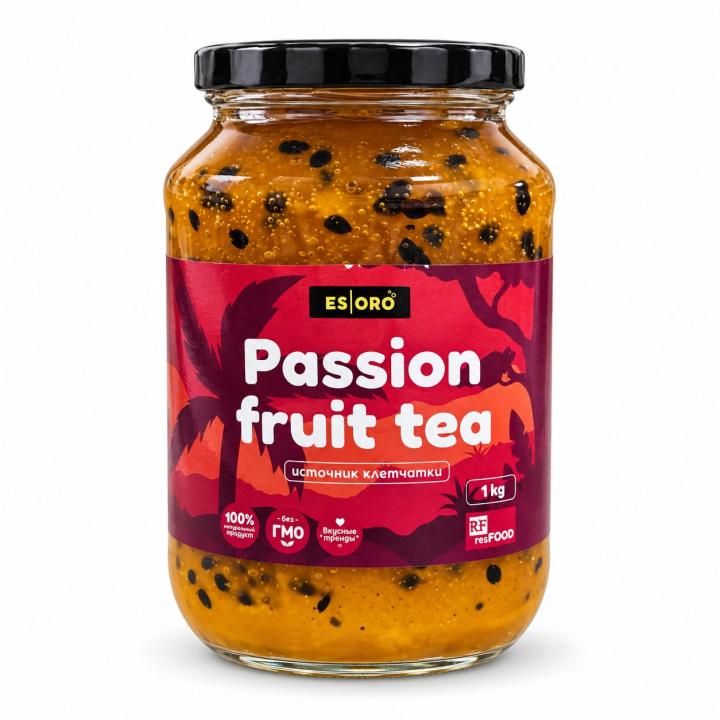 ESORO Passion Fruit Tea — концентрат маракуйи с семечками, 1 кг