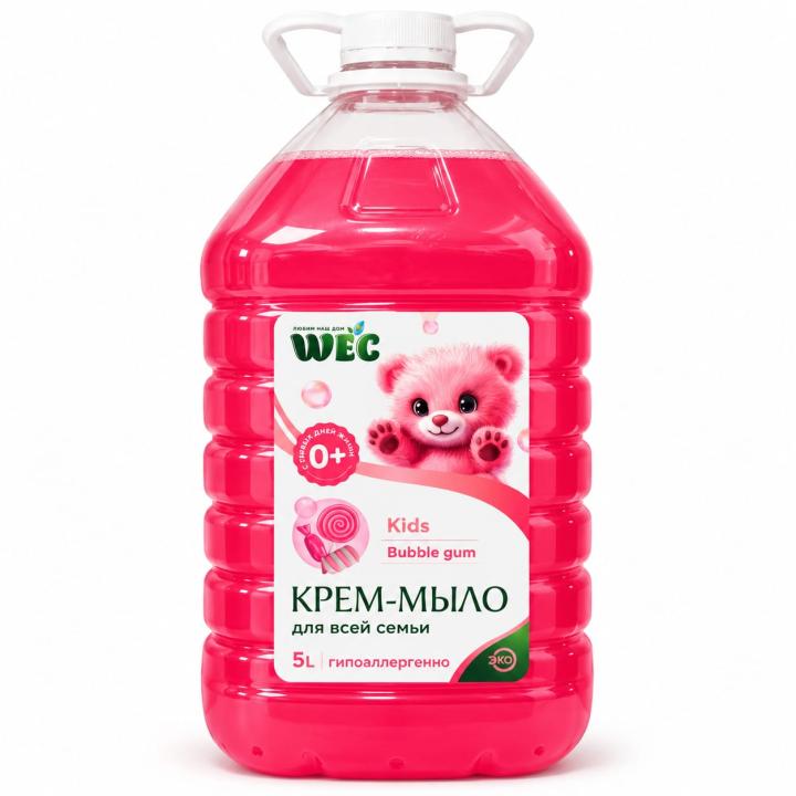 WEC Kids Bubble Gum — крем-мыло, 5 л