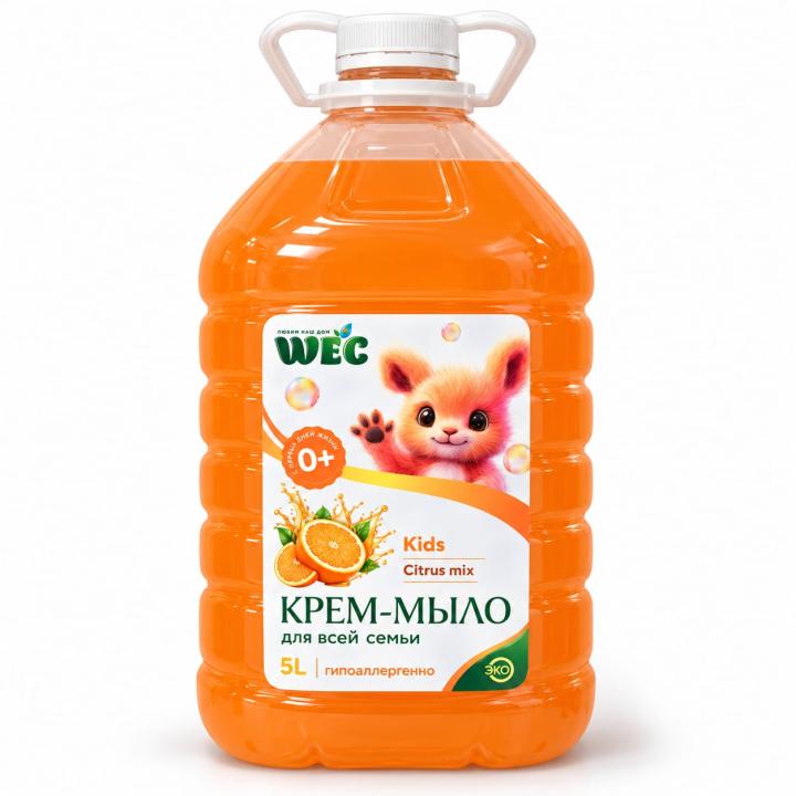 WEC Kids Citrus Mix — крем-мыло, 5 л