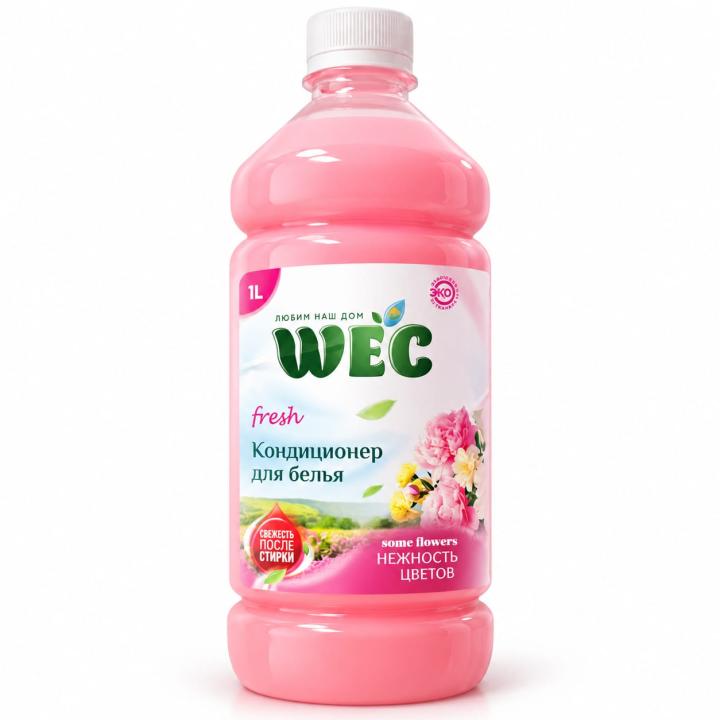 WEC Fresh «Нежность цветов» — кондиционер для белья, 1 л