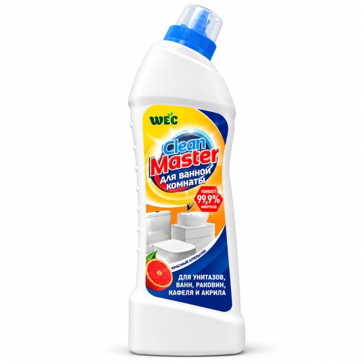 WEC Clean Master — средство для ванной комнаты, 1 л (красный апельсин)