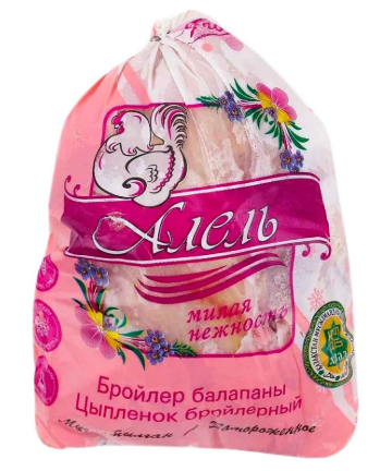 Тушка ЦБ 1,8-2,0-2,2кг  зам/пакет ~ 13 кг/кор АЛЕЛЬ